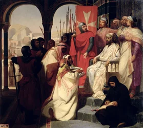 Knights of the Order of St. John of Jerusalem Restoring Religion in Armenia in 1347, 1844
